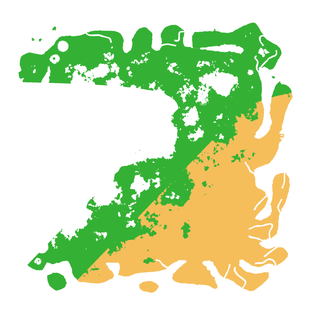 Biome Rust Map: Procedural Map, Size: 5000, Seed: 1324