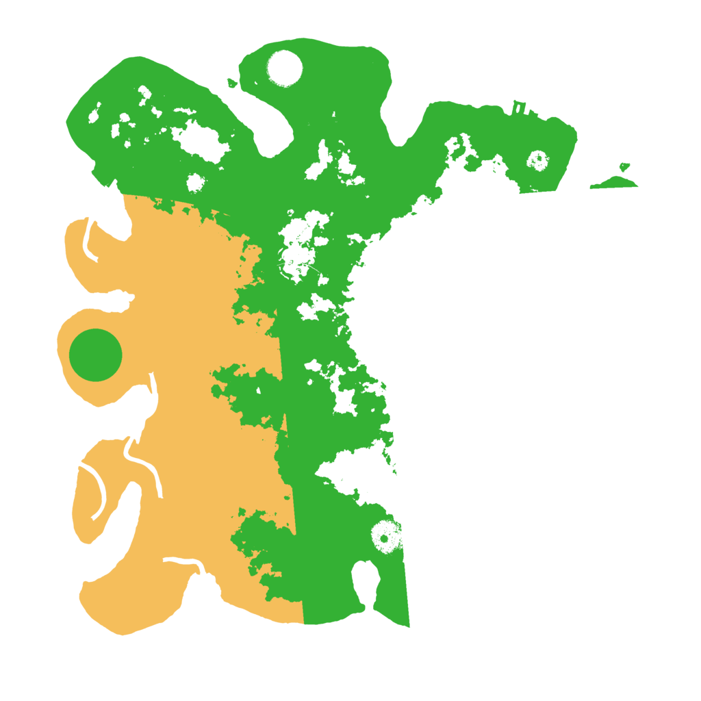 Biome Rust Map: Procedural Map, Size: 3500, Seed: 643037507