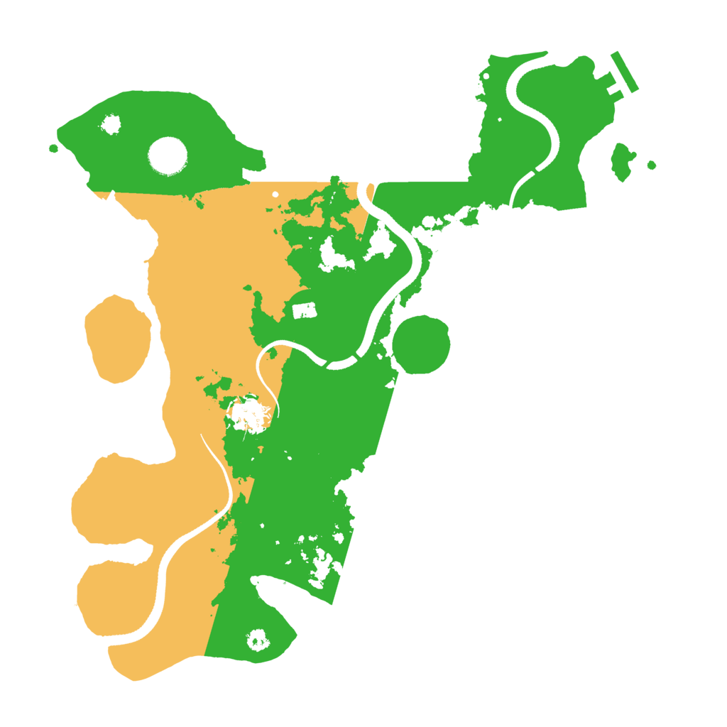 Biome Rust Map: Procedural Map, Size: 3350, Seed: 275107925