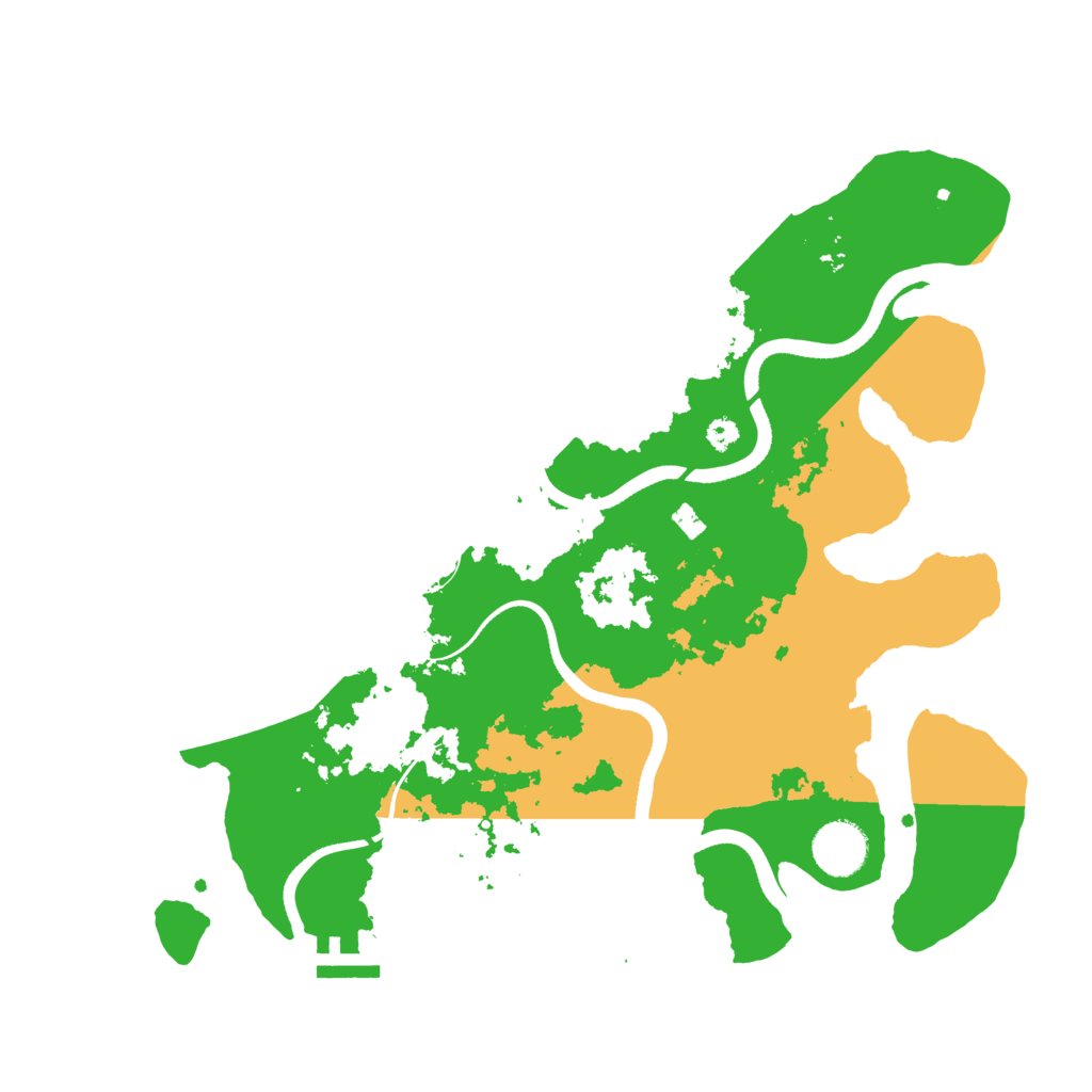 Biome Rust Map: Procedural Map, Size: 3500, Seed: 252847900