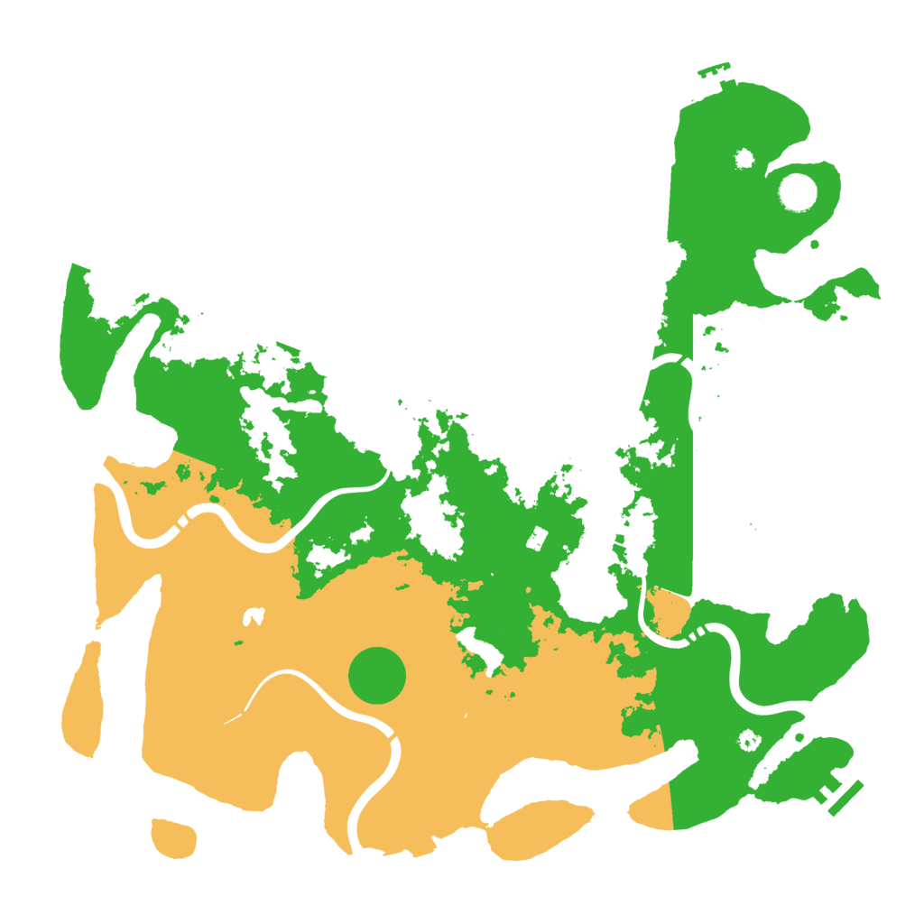 Biome Rust Map: Procedural Map, Size: 4250, Seed: 6573