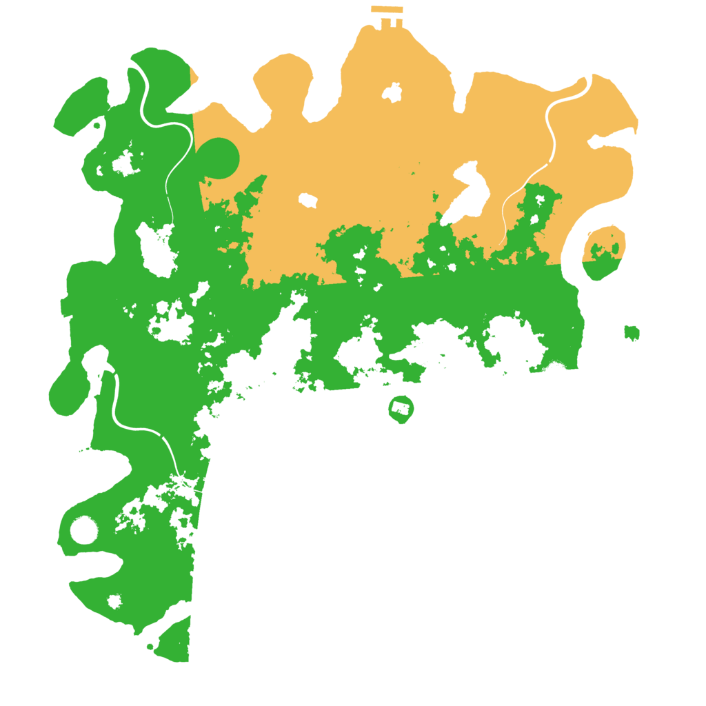 Biome Rust Map: Procedural Map, Size: 4500, Seed: 833708688