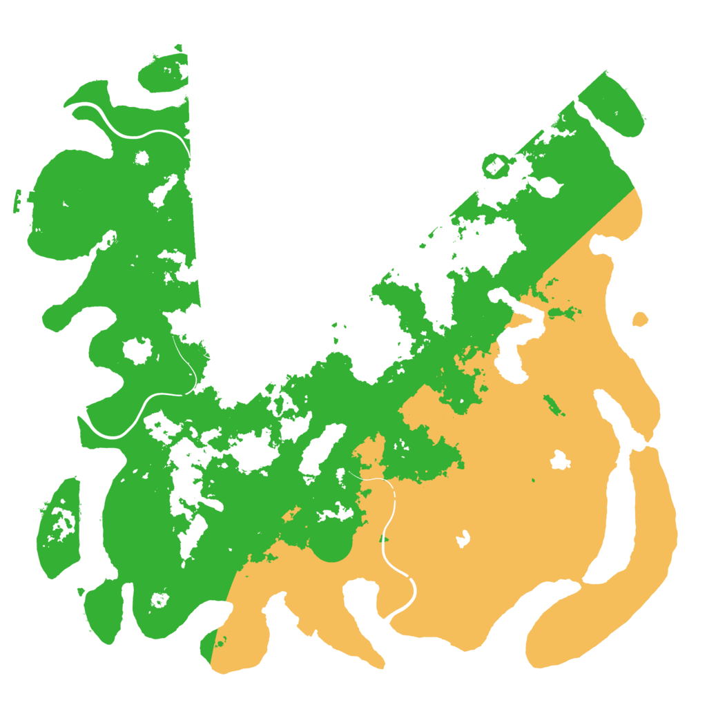 Biome Rust Map: Procedural Map, Size: 4500, Seed: 2189