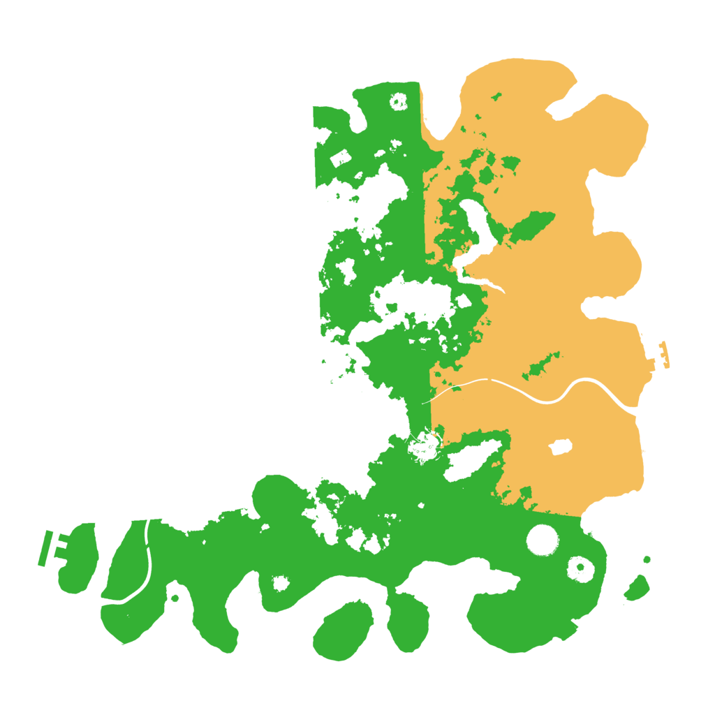 Biome Rust Map: Procedural Map, Size: 4000, Seed: 592812563
