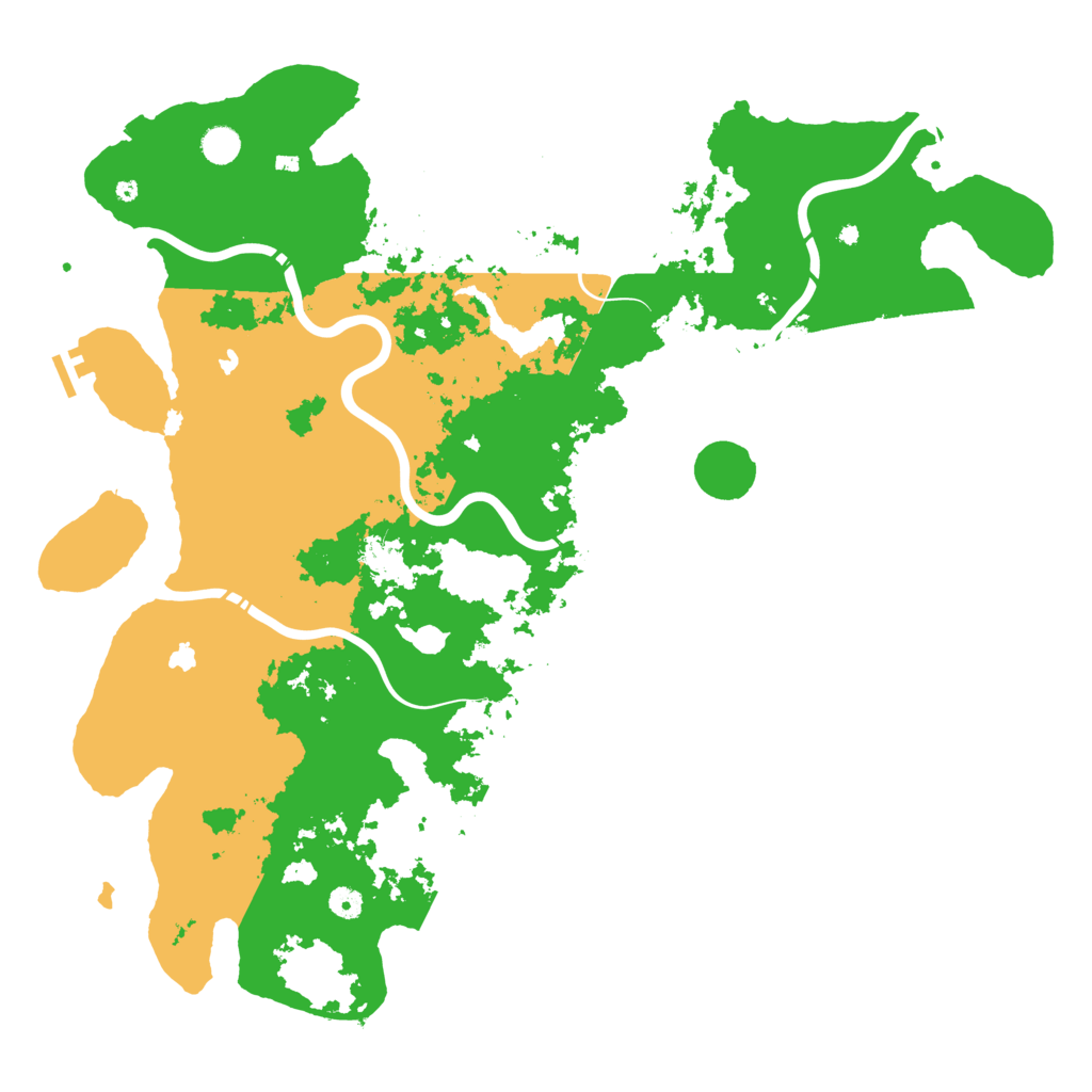 Biome Rust Map: Procedural Map, Size: 5000, Seed: 1174585103