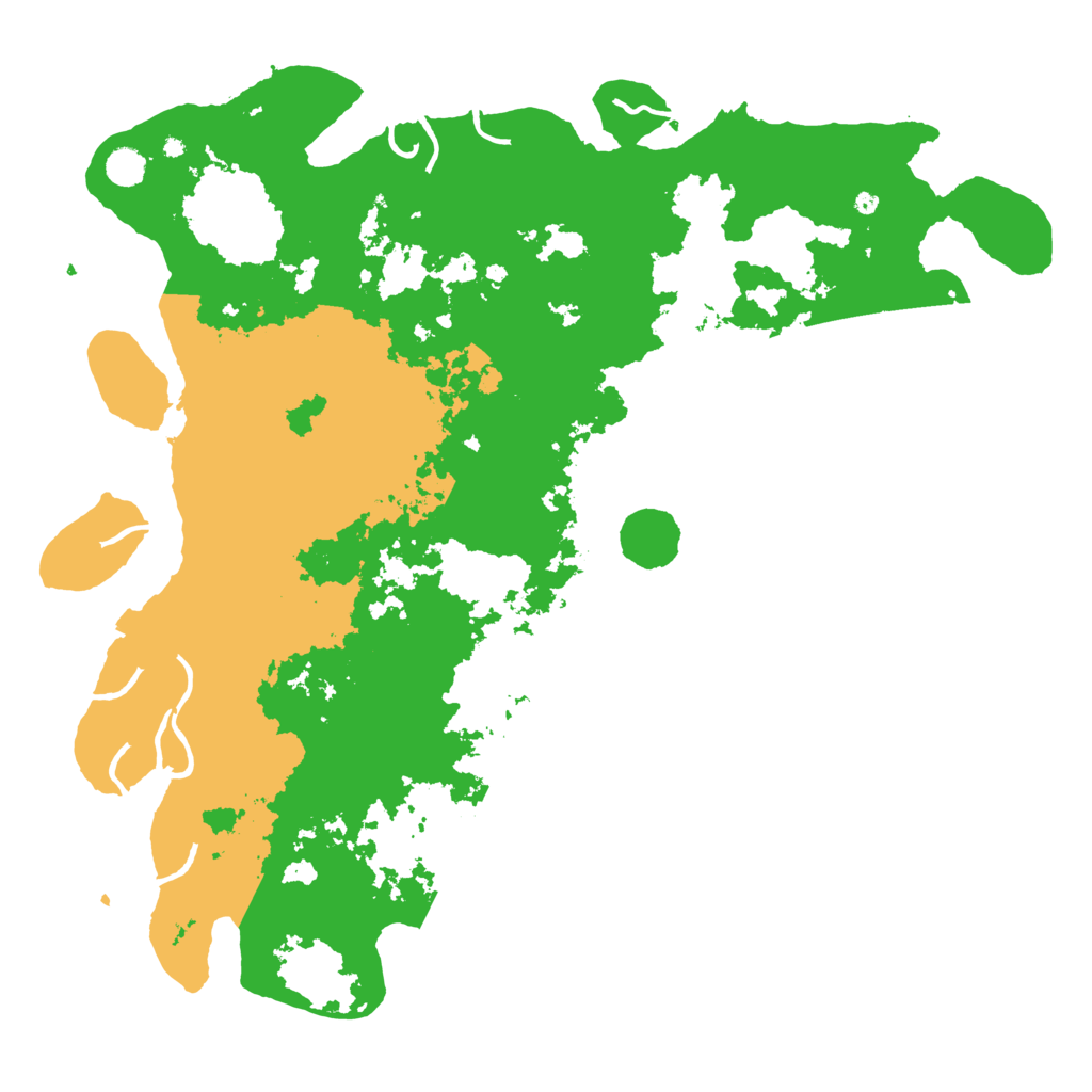 Biome Rust Map: Procedural Map, Size: 5000, Seed: 1174585103