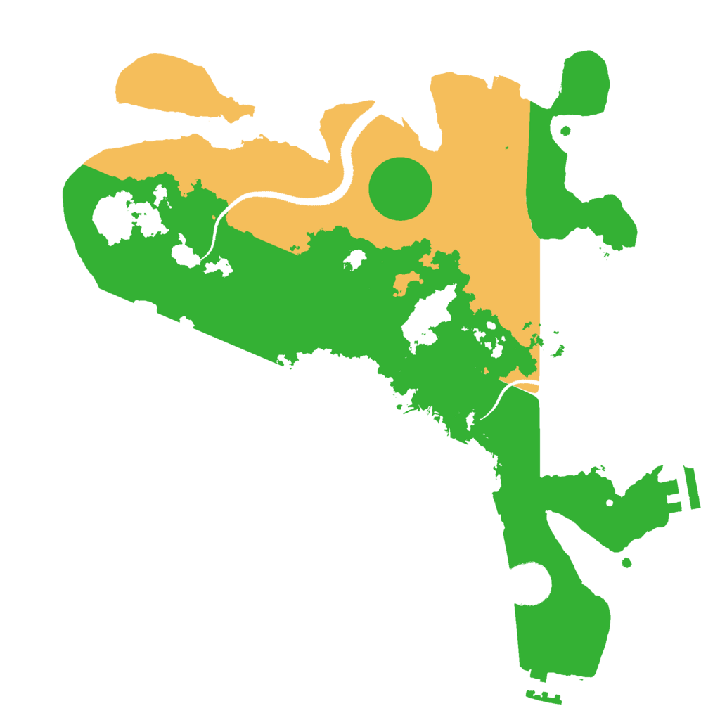Biome Rust Map: Procedural Map, Size: 3000, Seed: 771361849