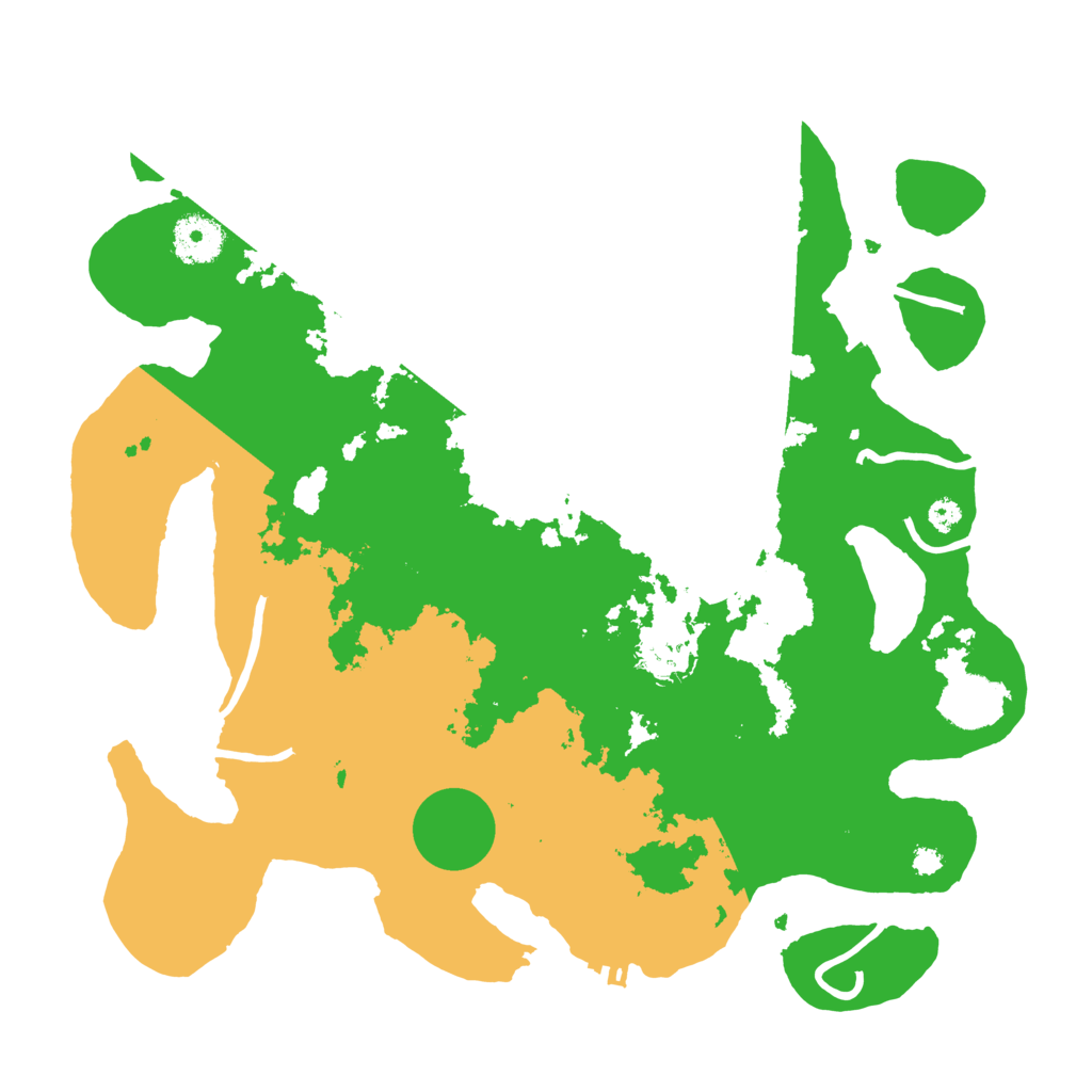 Biome Rust Map: Procedural Map, Size: 3500, Seed: 247921373