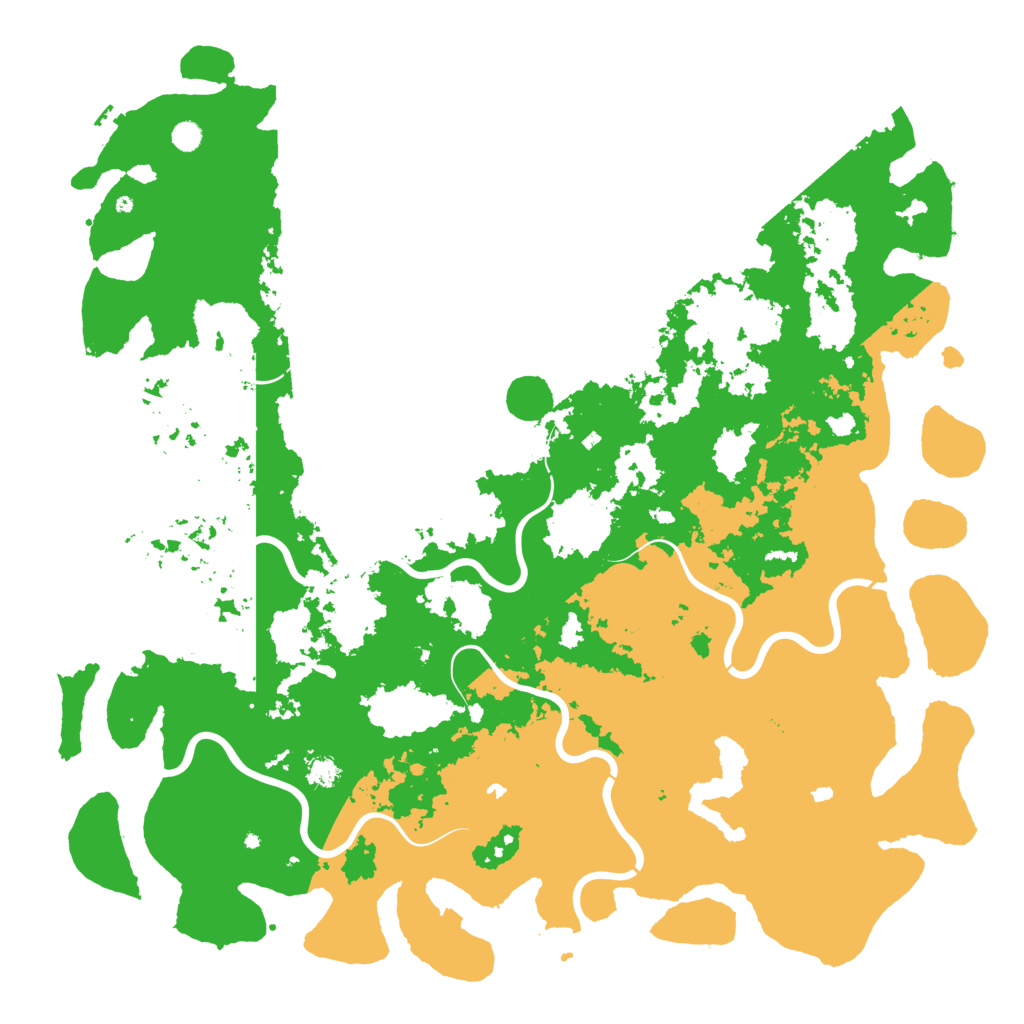 Biome Rust Map: Procedural Map, Size: 6000, Seed: 260439597