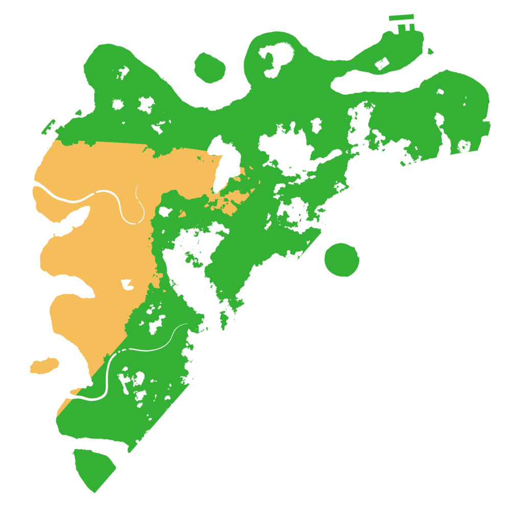 Biome Rust Map: Procedural Map, Size: 4250, Seed: 3624589