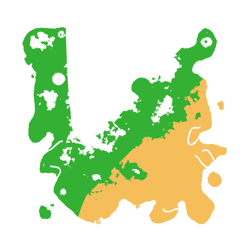 Biome Rust Map: Procedural Map, Size: 3500, Seed: 1099919396