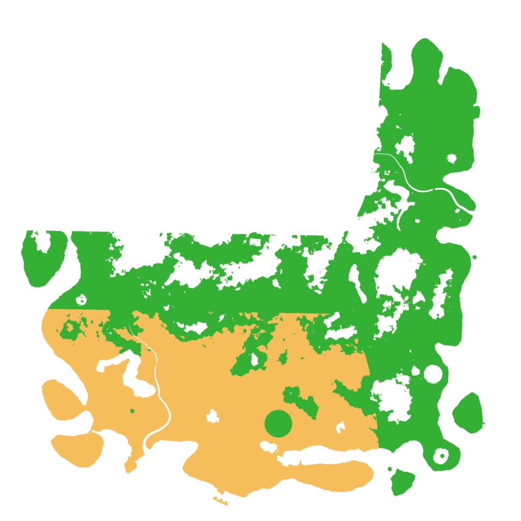 Biome Rust Map: Procedural Map, Size: 5000, Seed: 32997457