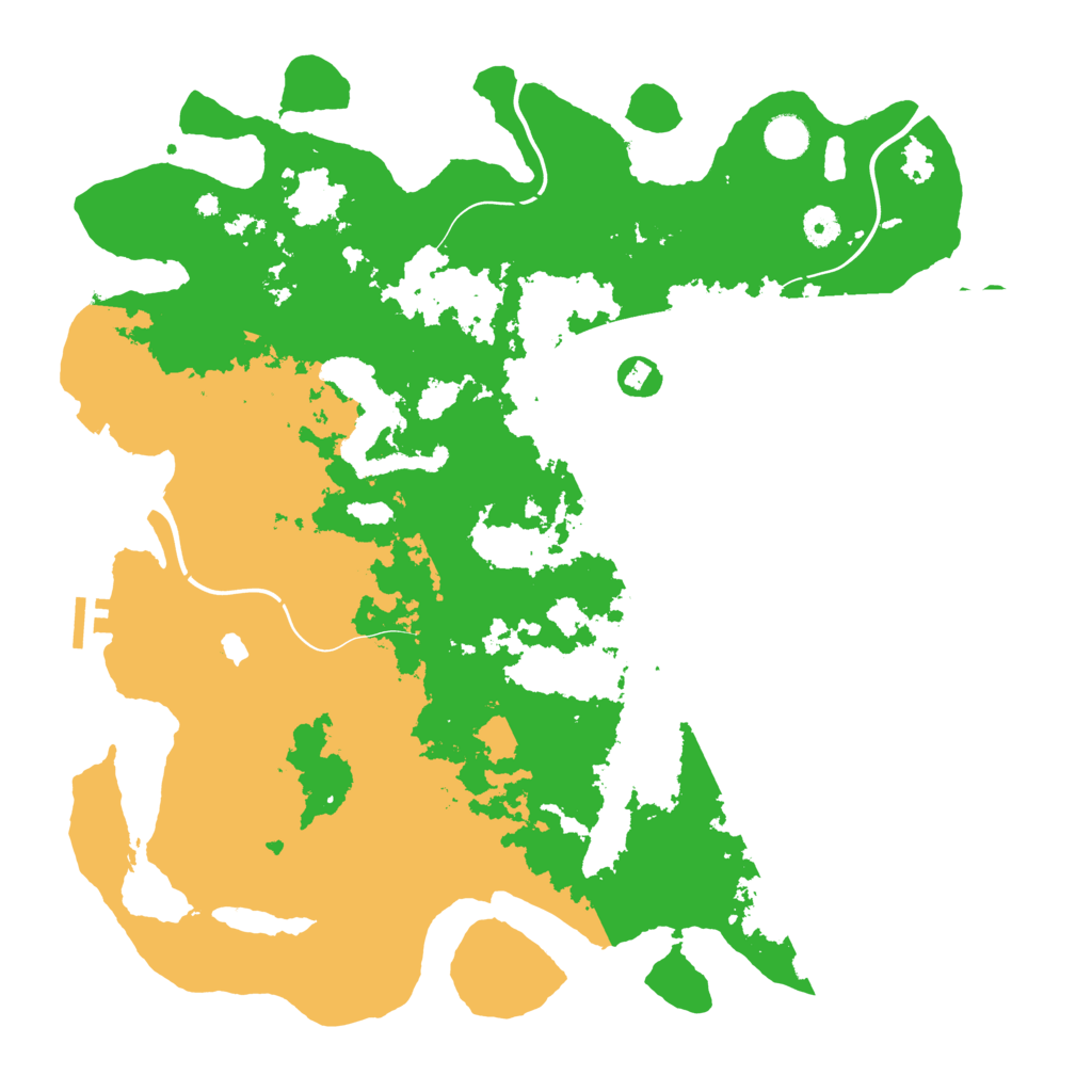 Biome Rust Map: Procedural Map, Size: 4300, Seed: 162596819