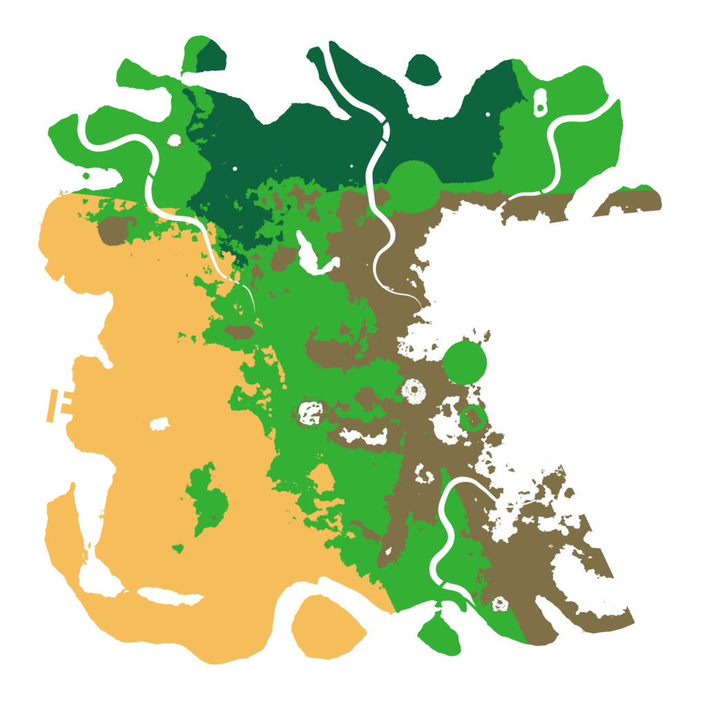 Biome Rust Map: Procedural Map, Size: 4300, Seed: 162596819