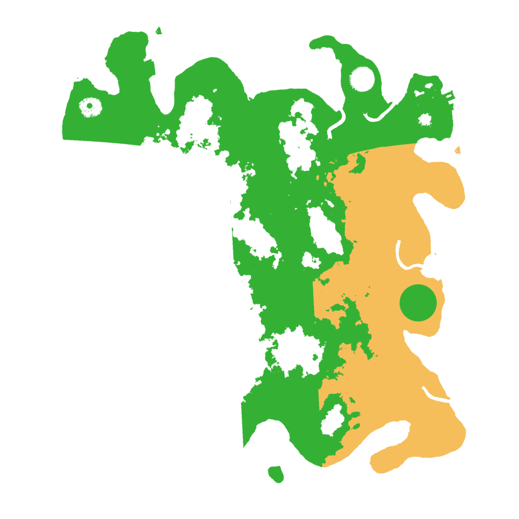 Biome Rust Map: Procedural Map, Size: 3700, Seed: 561381426