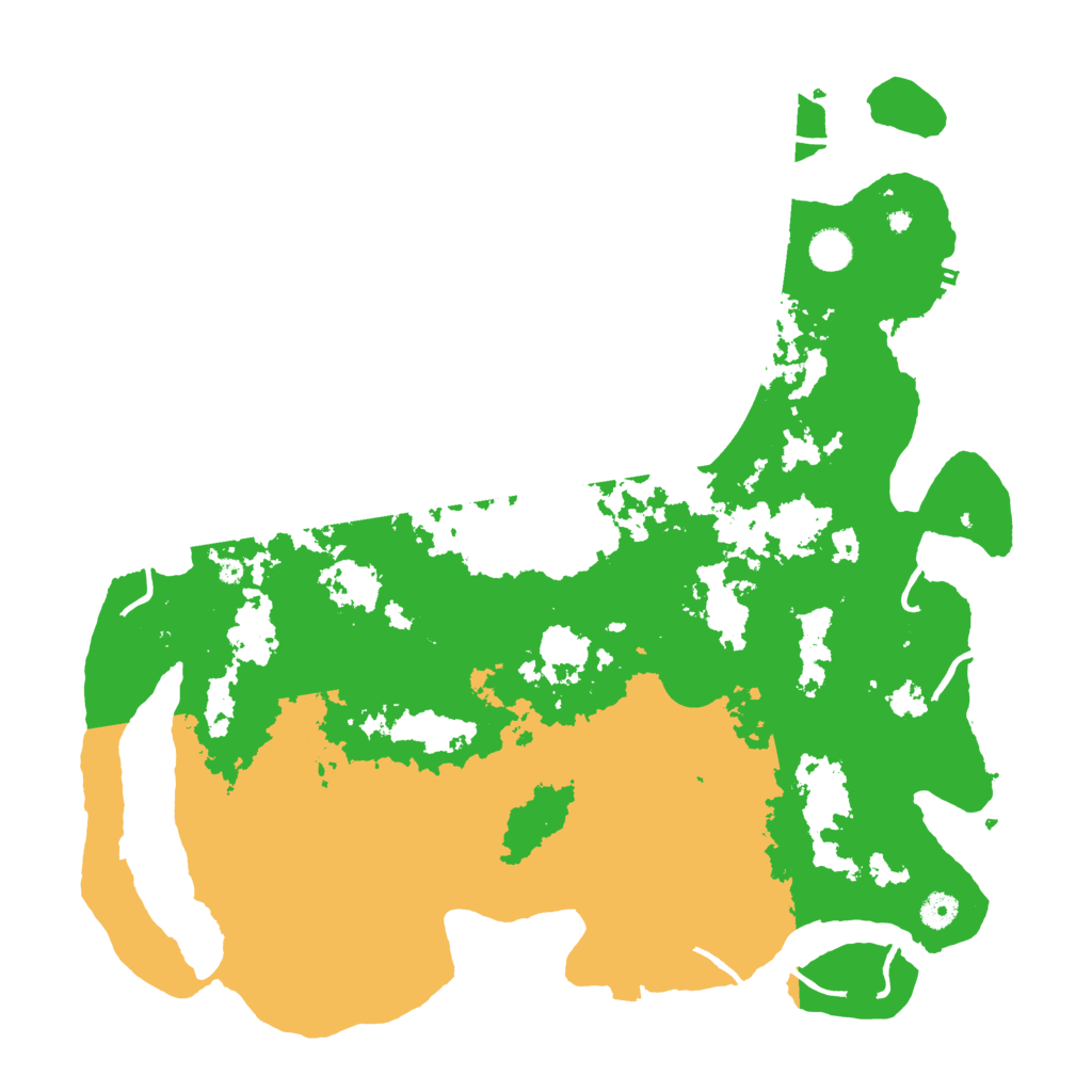 Biome Rust Map: Procedural Map, Size: 4500, Seed: 2131605302