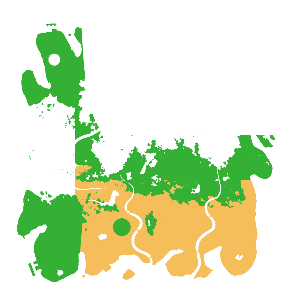 Biome Rust Map: Procedural Map, Size: 4500, Seed: 2226