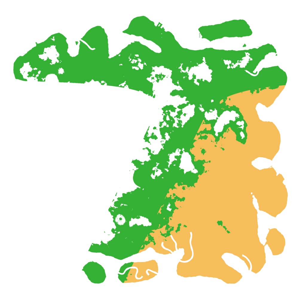 Biome Rust Map: Procedural Map, Size: 4500, Seed: 32333333