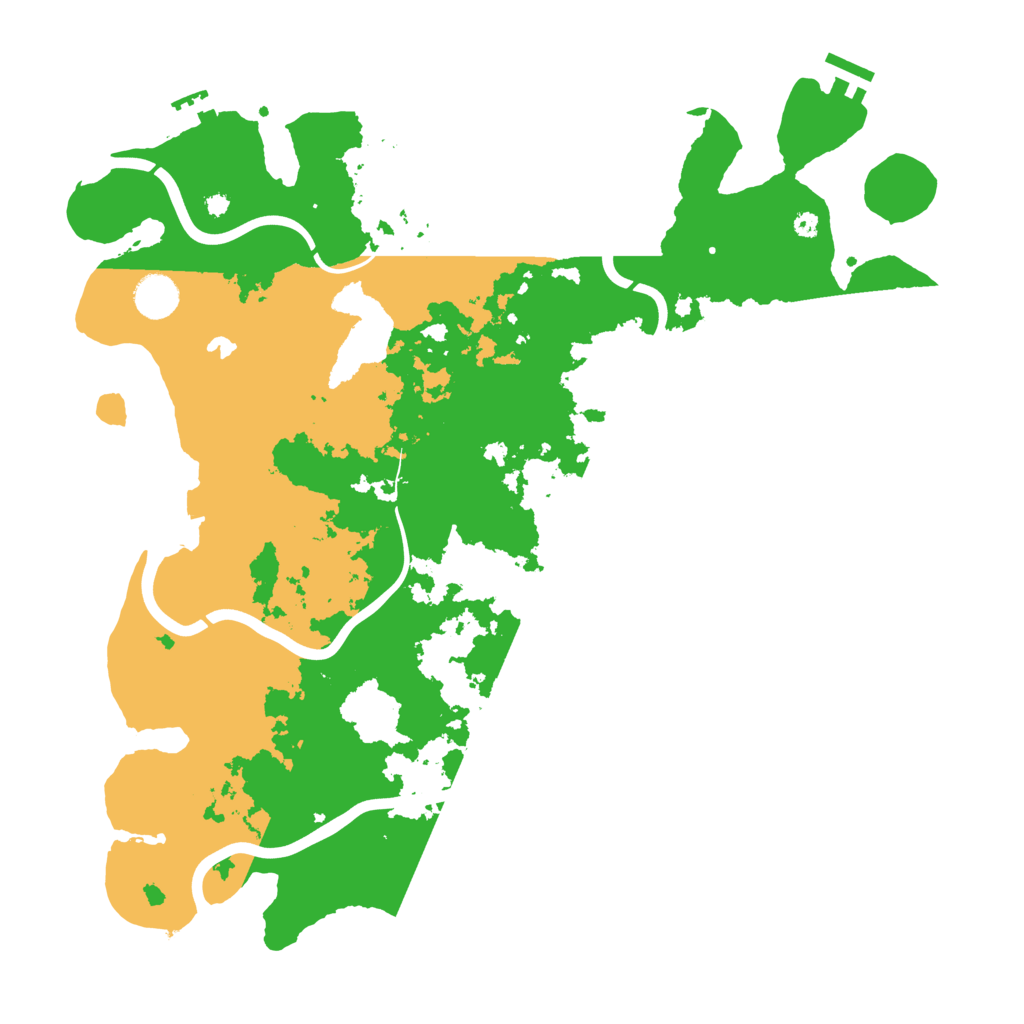 Biome Rust Map: Procedural Map, Size: 4096, Seed: 99395703
