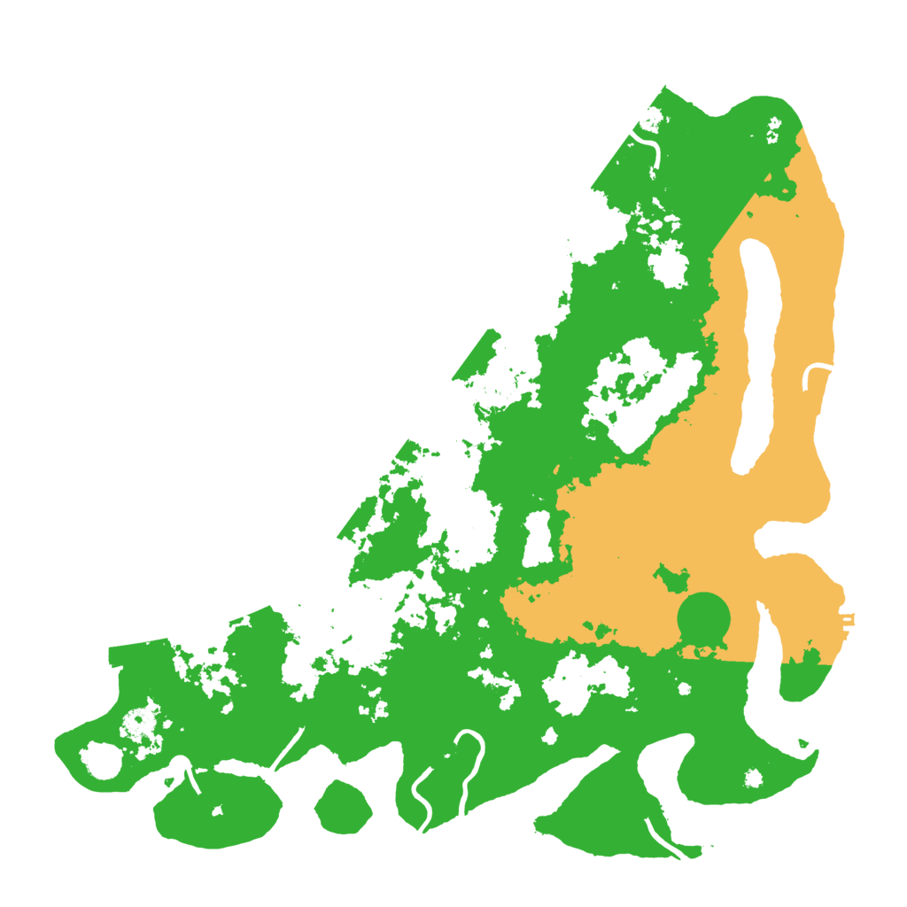Biome Rust Map: Procedural Map, Size: 4500, Seed: 2023706
