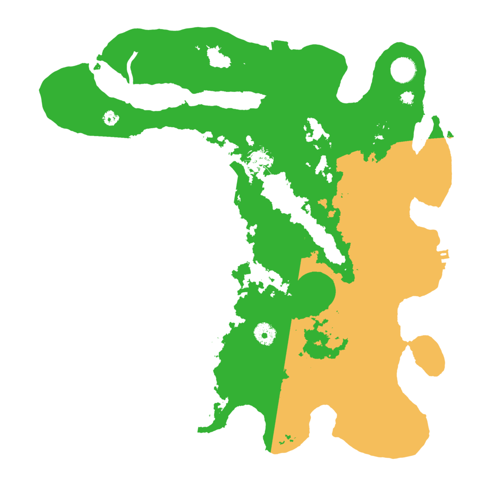 Biome Rust Map: Procedural Map, Size: 3500, Seed: 273444334