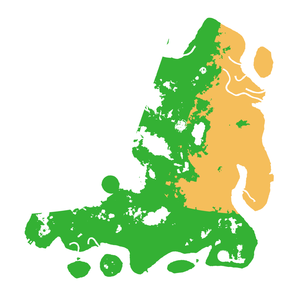 Biome Rust Map: Procedural Map, Size: 4500, Seed: 1137337327