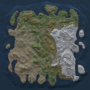 Thumbnail Rust Map: Procedural Map, Size: 4250, Seed: 1044482668, 19 Monuments