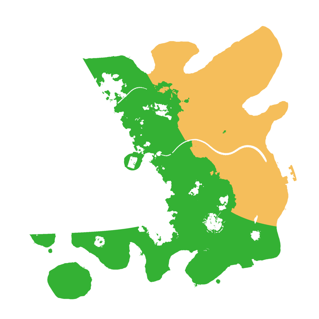 Biome Rust Map: Procedural Map, Size: 3000, Seed: 997548166