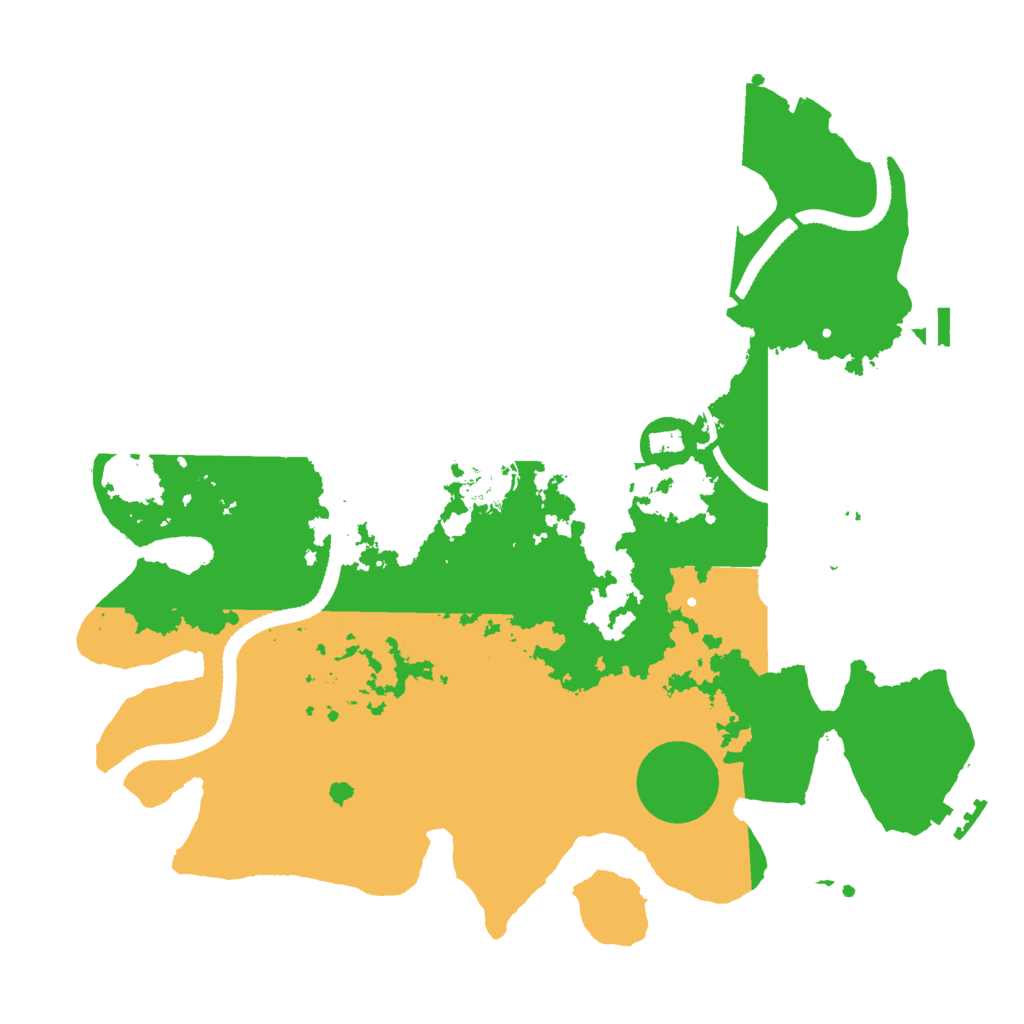 Biome Rust Map: Procedural Map, Size: 3300, Seed: 1410498856