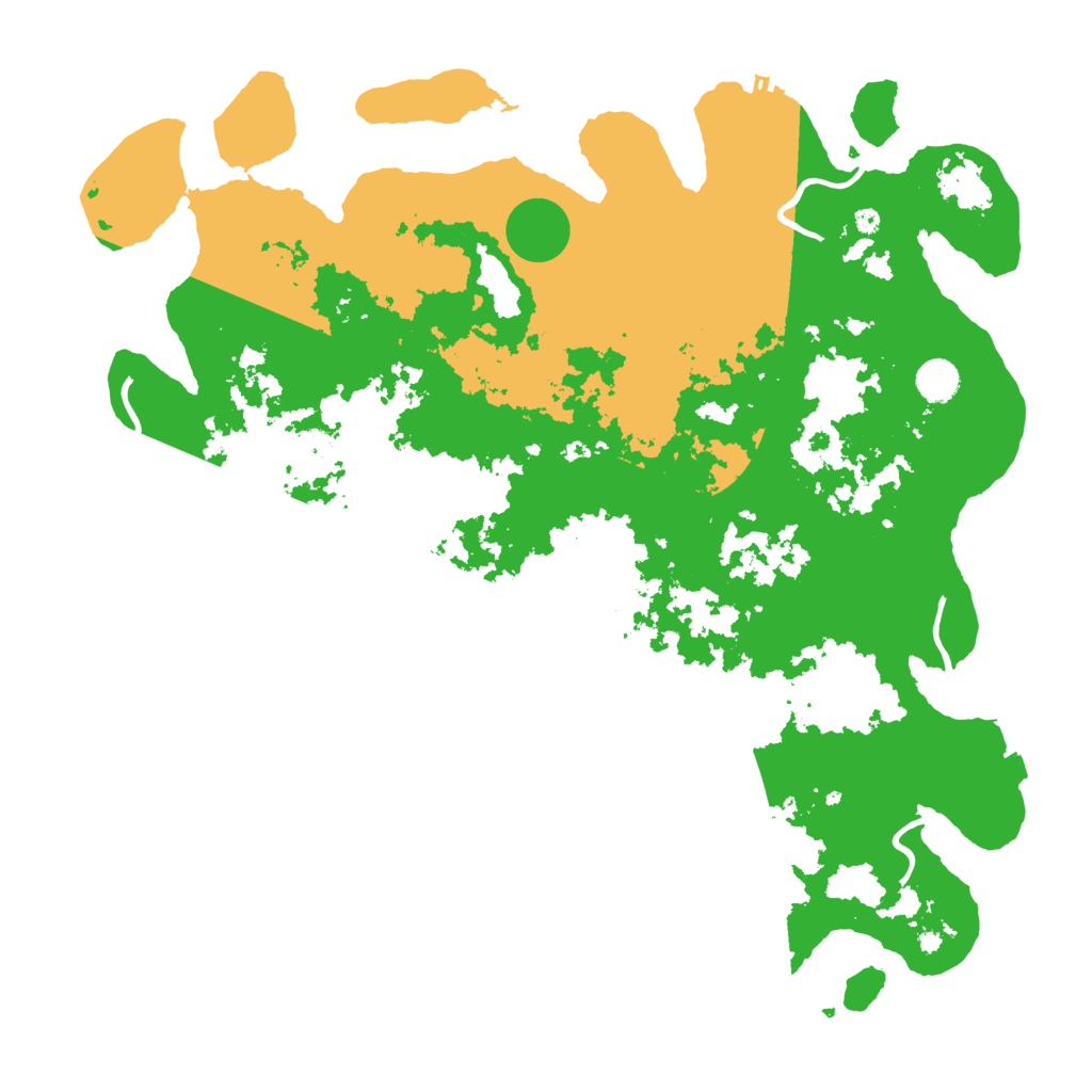 Biome Rust Map: Procedural Map, Size: 4500, Seed: 6760503