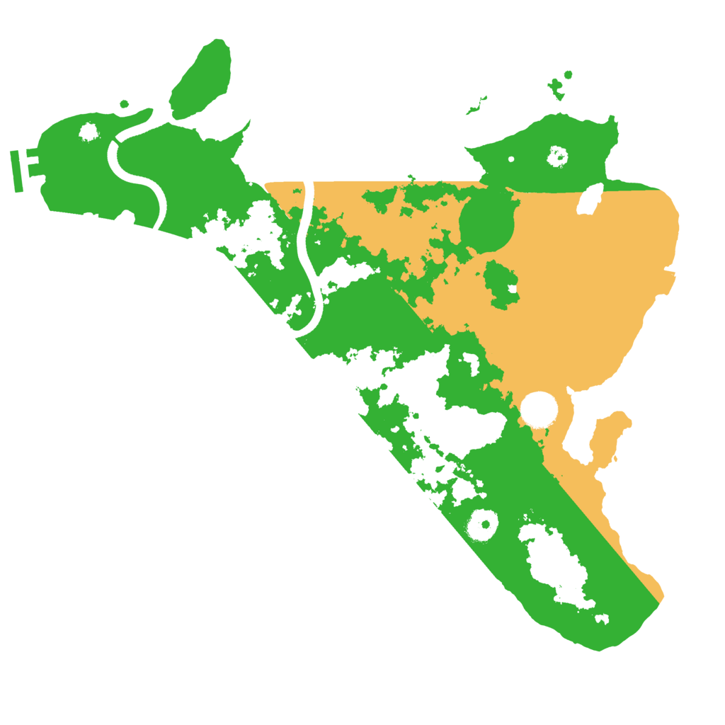 Biome Rust Map: Procedural Map, Size: 3500, Seed: 415069273