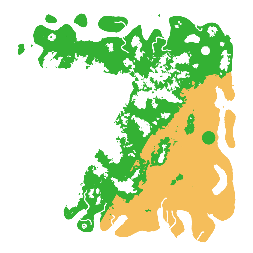 Biome Rust Map: Procedural Map, Size: 5000, Seed: 13890