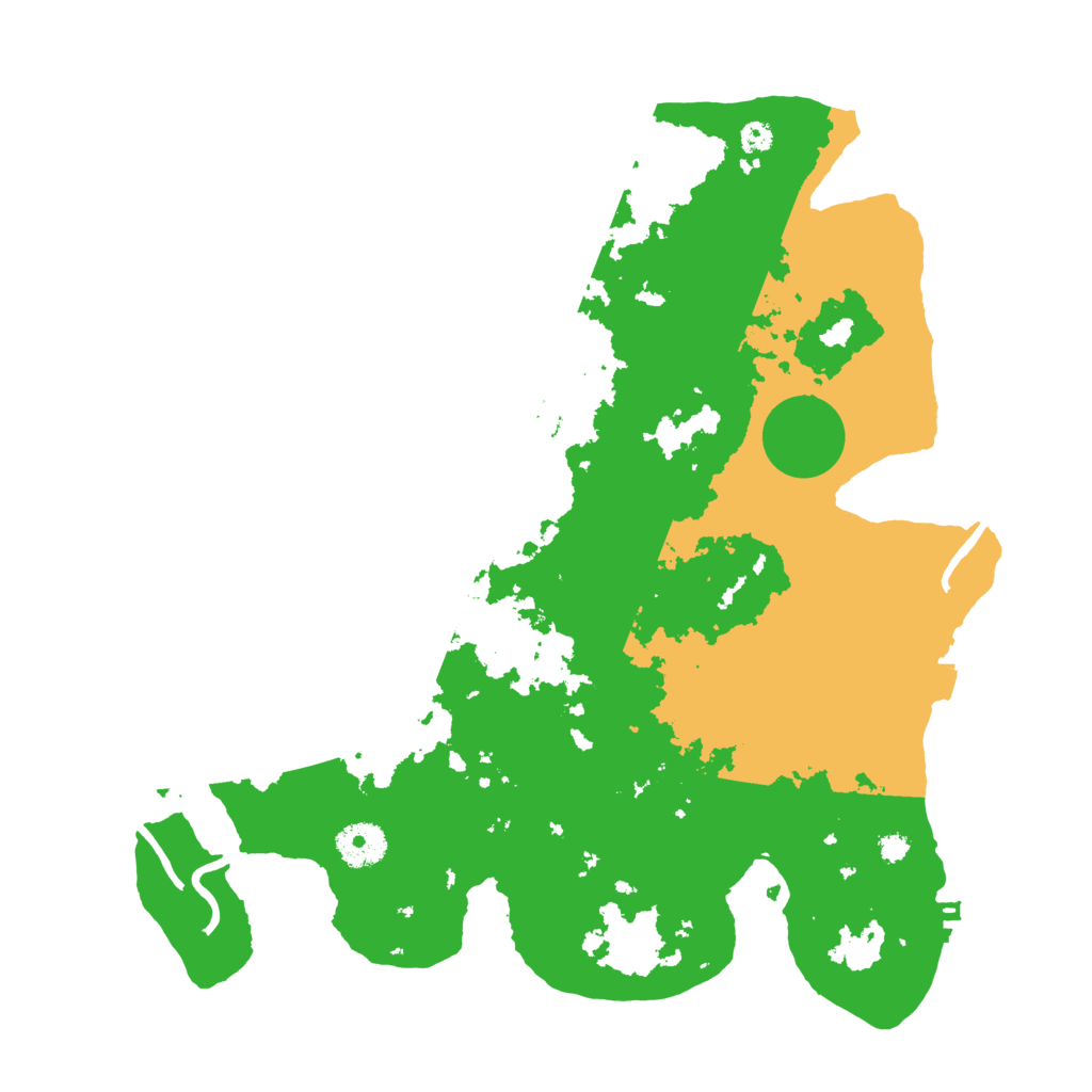 Biome Rust Map: Procedural Map, Size: 3500, Seed: 880102892