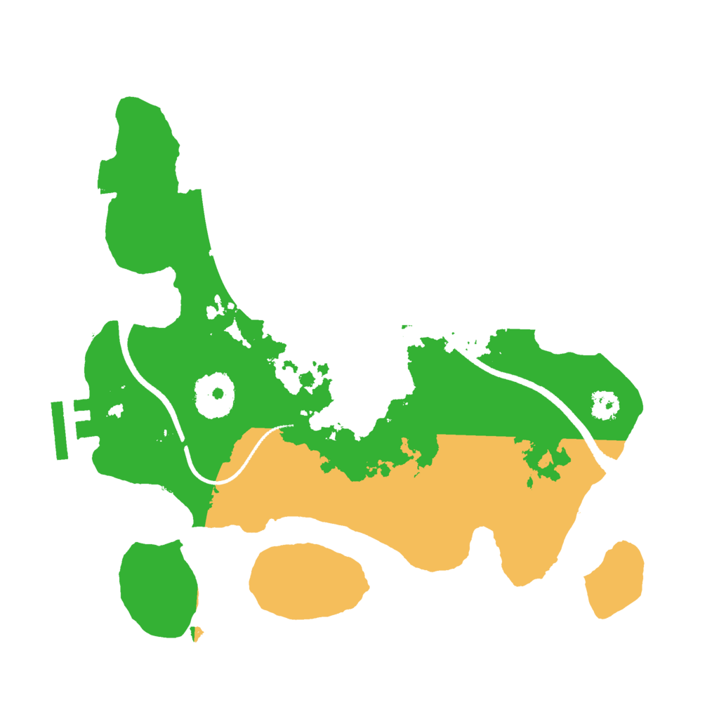 Biome Rust Map: Procedural Map, Size: 2500, Seed: 1020412420