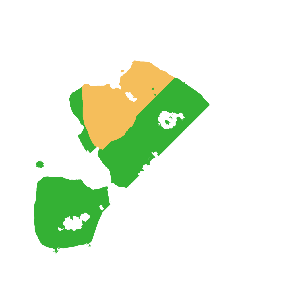 Biome Rust Map: Procedural Map, Size: 1600, Seed: 9876