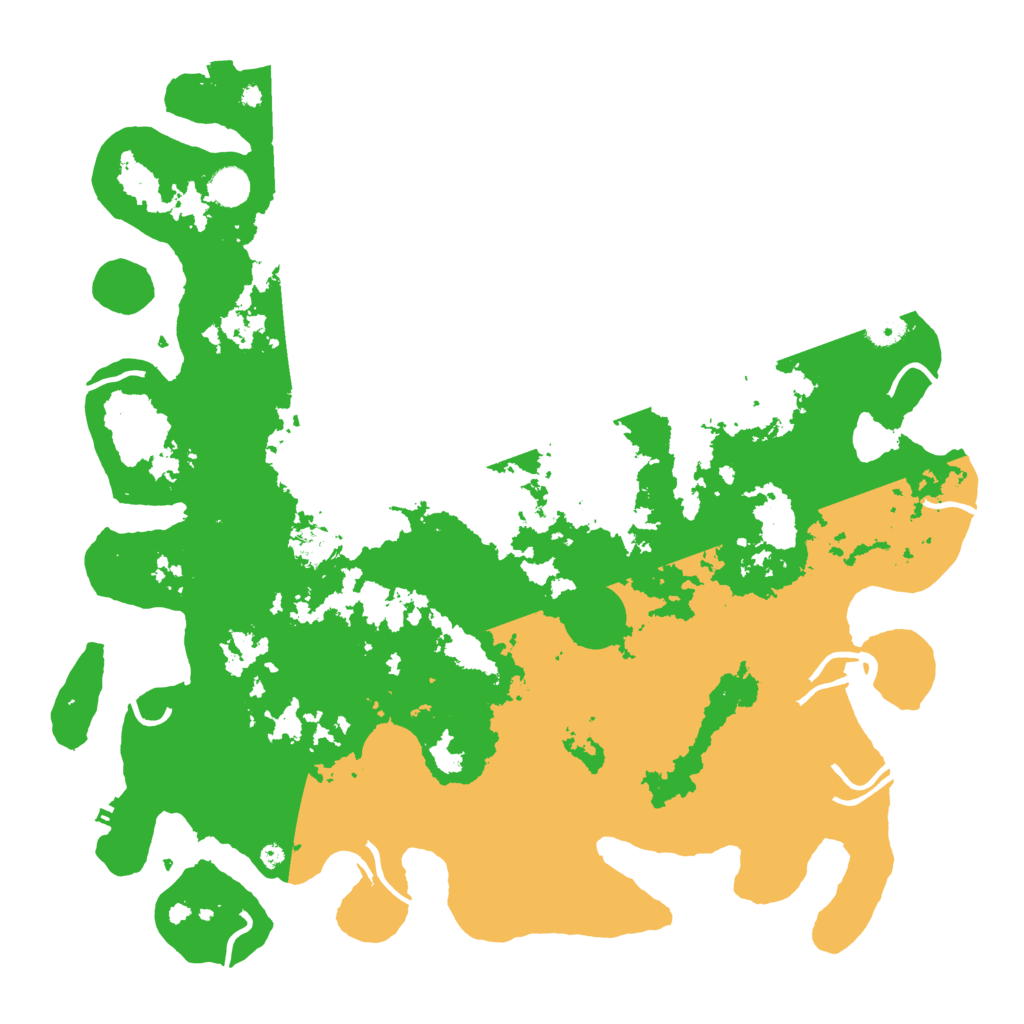 Biome Rust Map: Procedural Map, Size: 4500, Seed: 392103660