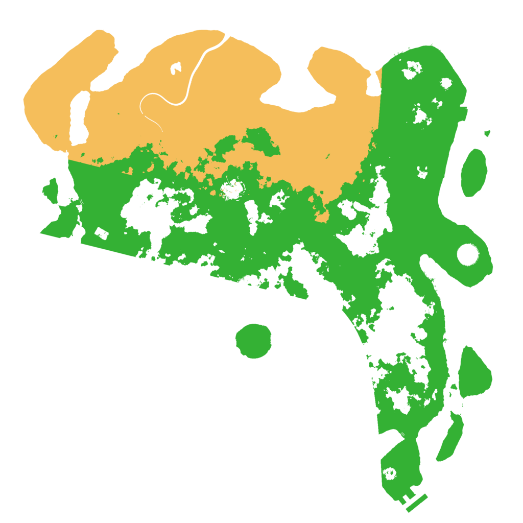 Biome Rust Map: Procedural Map, Size: 4250, Seed: 542685748