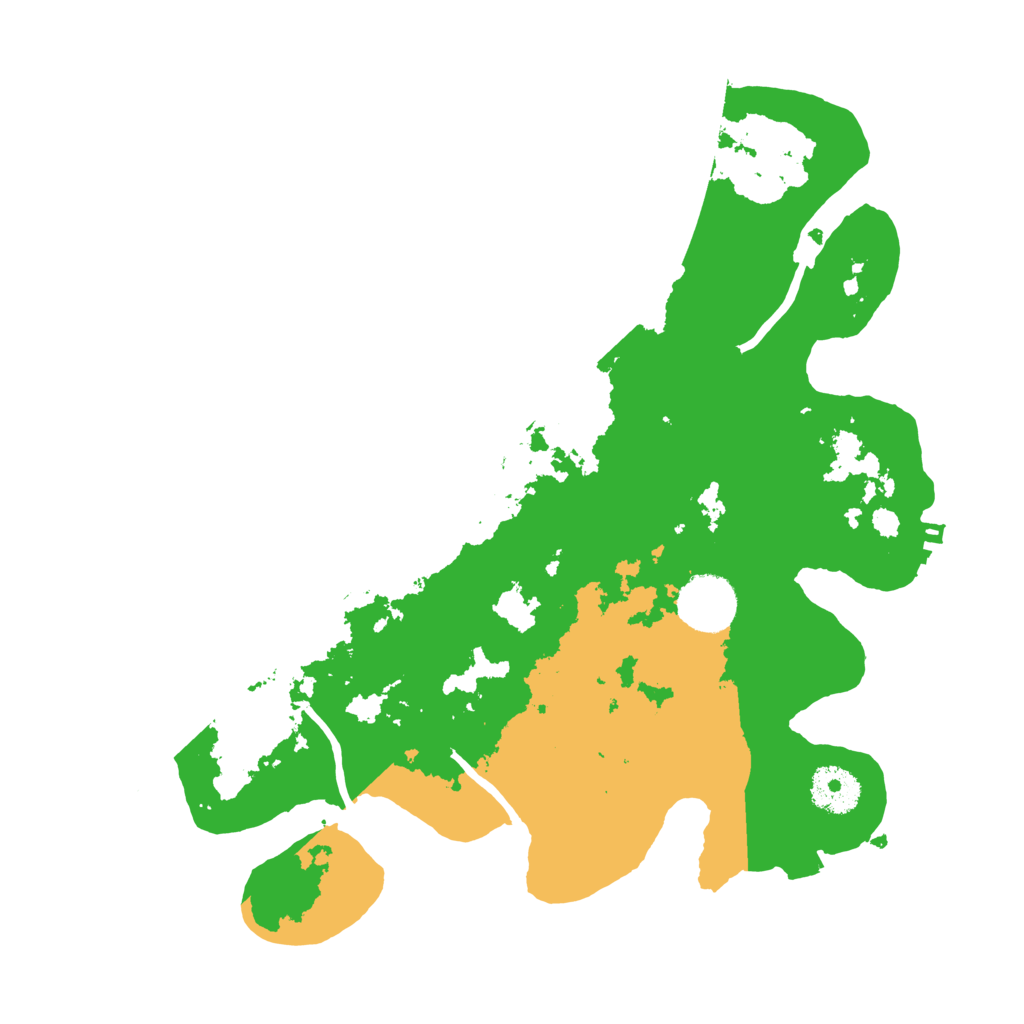 Biome Rust Map: Procedural Map, Size: 3200, Seed: 28995180