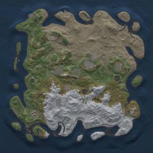 Thumbnail Rust Map: Procedural Map, Size: 4250, Seed: 1252066192, 18 Monuments