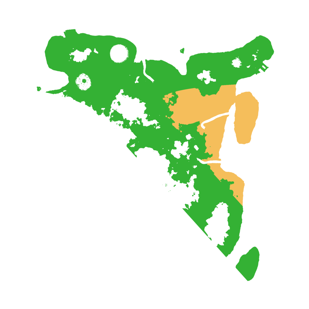 Biome Rust Map: Procedural Map, Size: 3000, Seed: 1051498892
