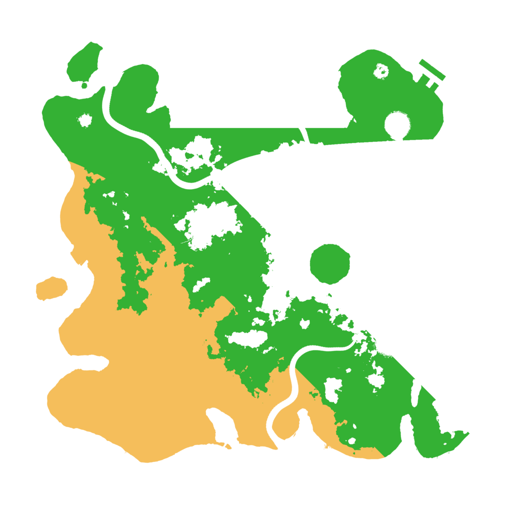 Biome Rust Map: Procedural Map, Size: 3500, Seed: 1331848564