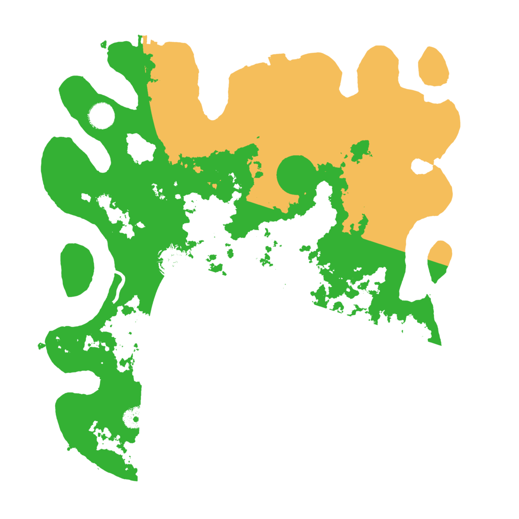Biome Rust Map: Procedural Map, Size: 3500, Seed: 593996110