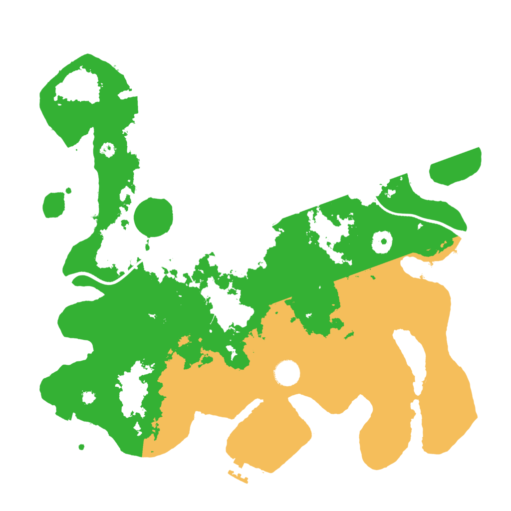 Biome Rust Map: Procedural Map, Size: 3500, Seed: 1838745195