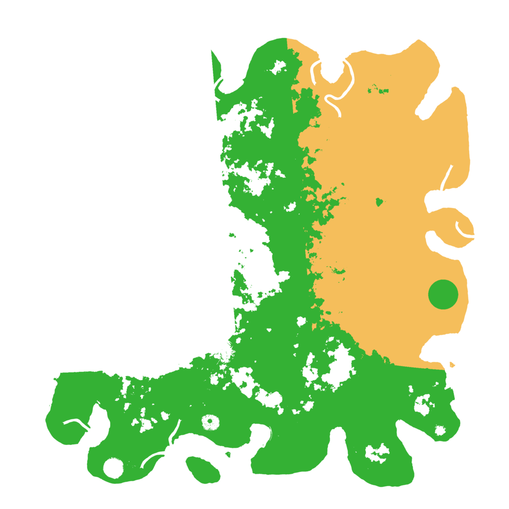 Biome Rust Map: Procedural Map, Size: 4500, Seed: 541950739