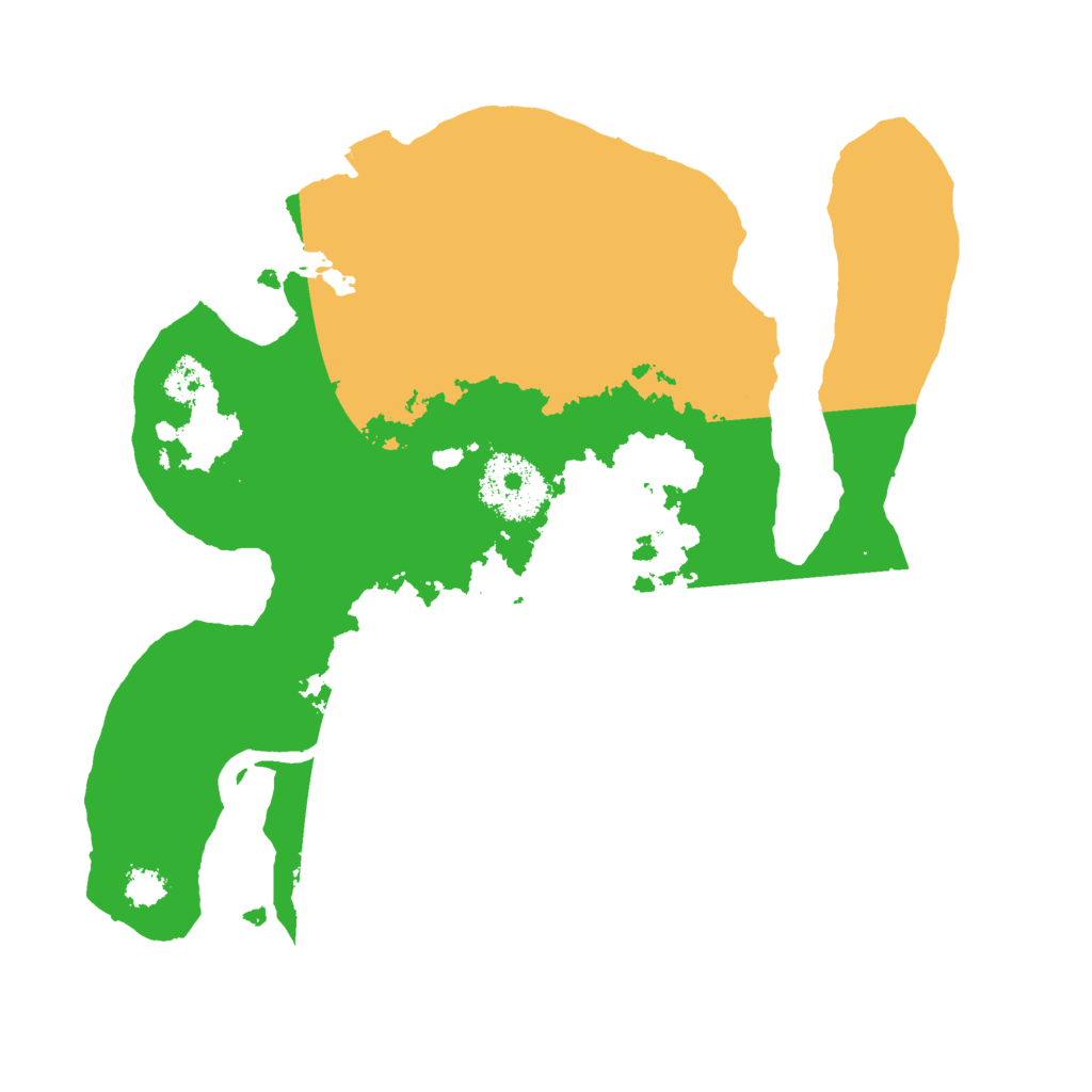 Biome Rust Map: Procedural Map, Size: 2500, Seed: 20112017