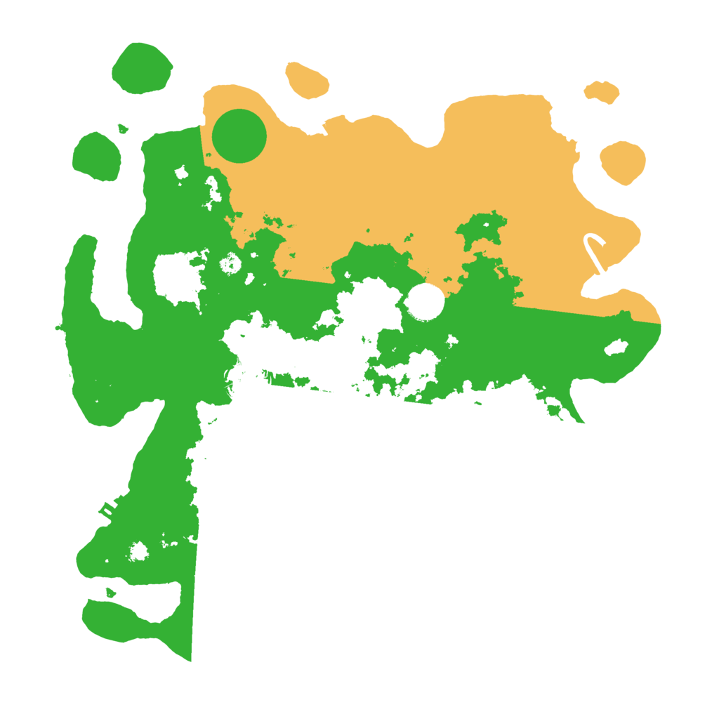 Biome Rust Map: Procedural Map, Size: 3500, Seed: 378777745