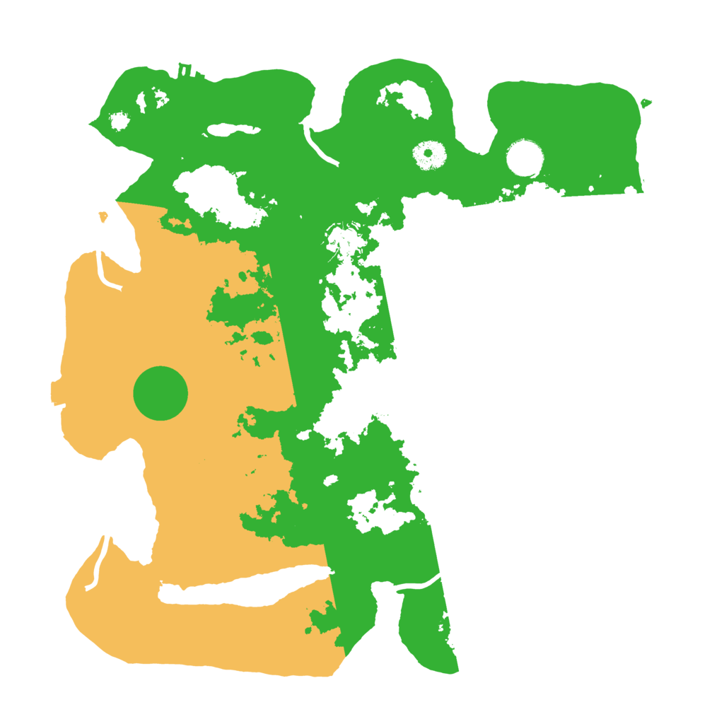 Biome Rust Map: Procedural Map, Size: 3500, Seed: 551131133