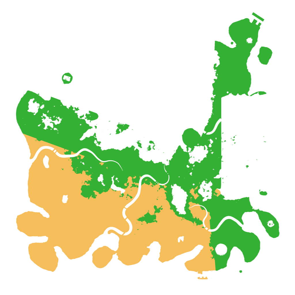 Biome Rust Map: Procedural Map, Size: 4500, Seed: 568243861
