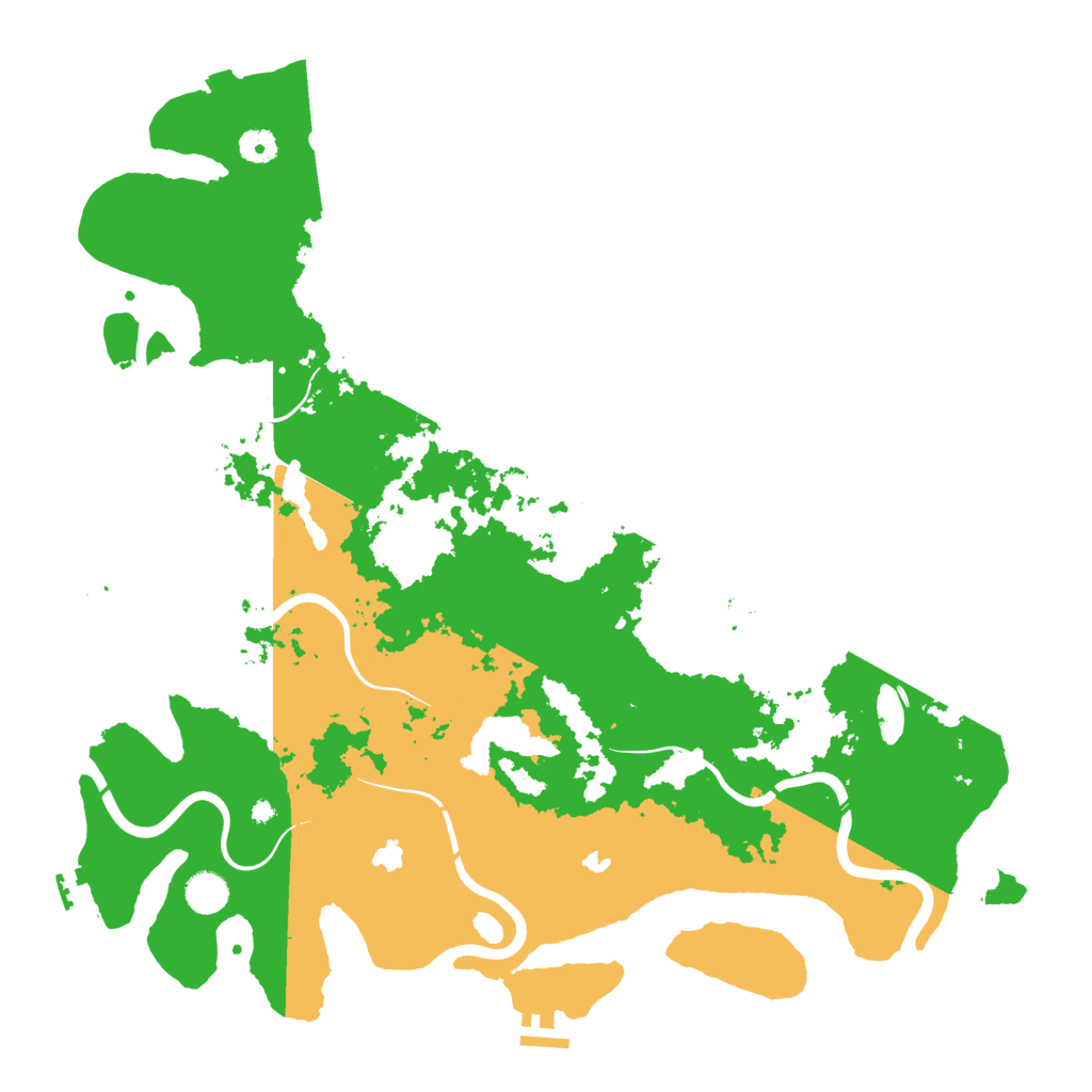 Biome Rust Map: Procedural Map, Size: 4500, Seed: 695581598