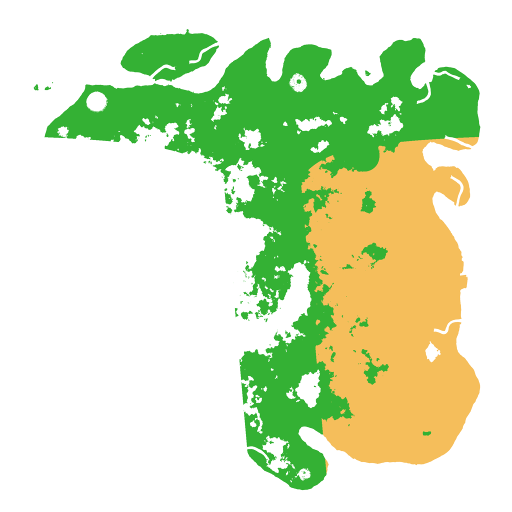 Biome Rust Map: Procedural Map, Size: 4500, Seed: 18883022